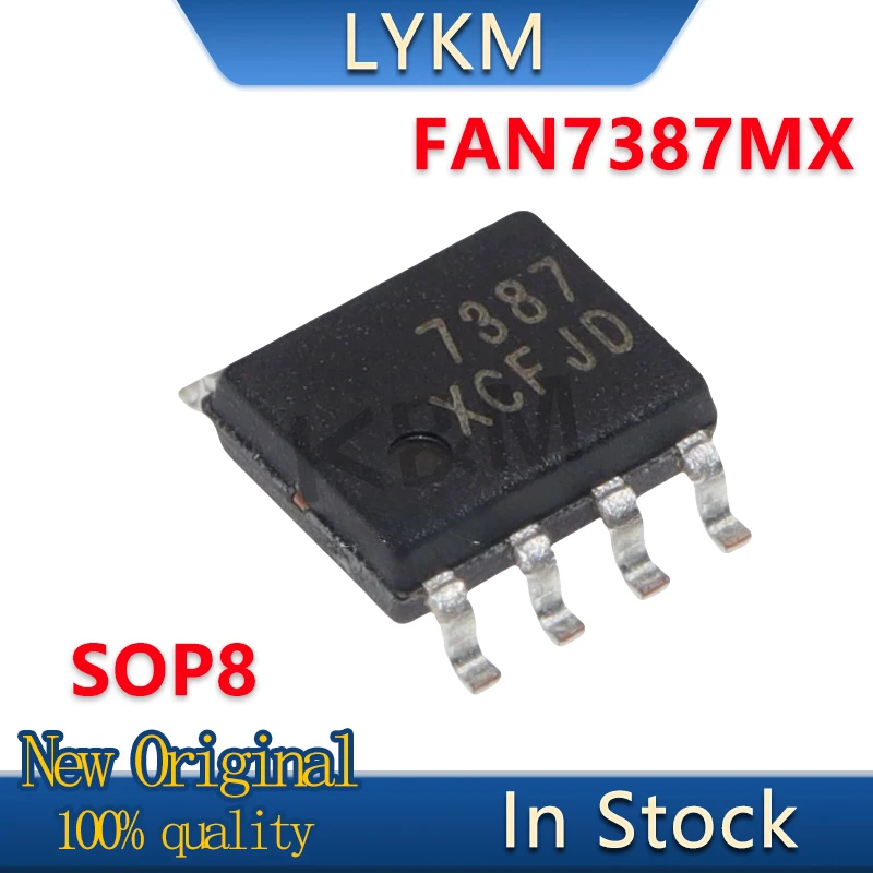 

5 шт. новый оригинальный FAN7387MX FAN7387 7387 SOP8 чип драйвера освещения в наличии