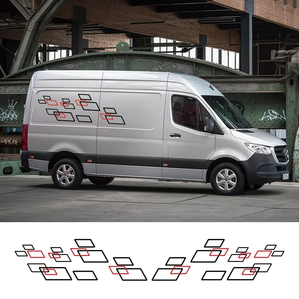 Car Stickers For Mercedes Benz Sprinter W903 W906 W907 313 Tuning Accessories Motorhome Camper Van DIY Graphics Decals