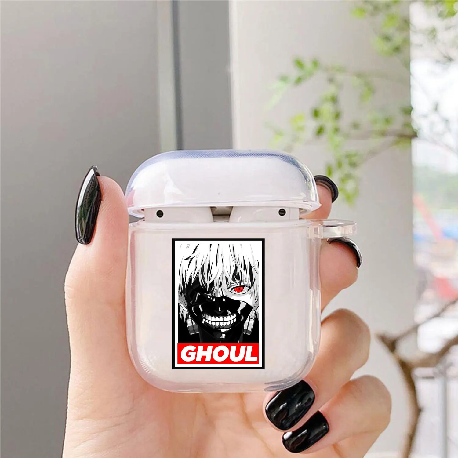 Japan Tokyo Ghoul Anime Kaneki Ken Soft silicone TPU Case For AirPods Pro 2 1 2 3 Silicone Wireless Bluetooth Earphone Box Cover