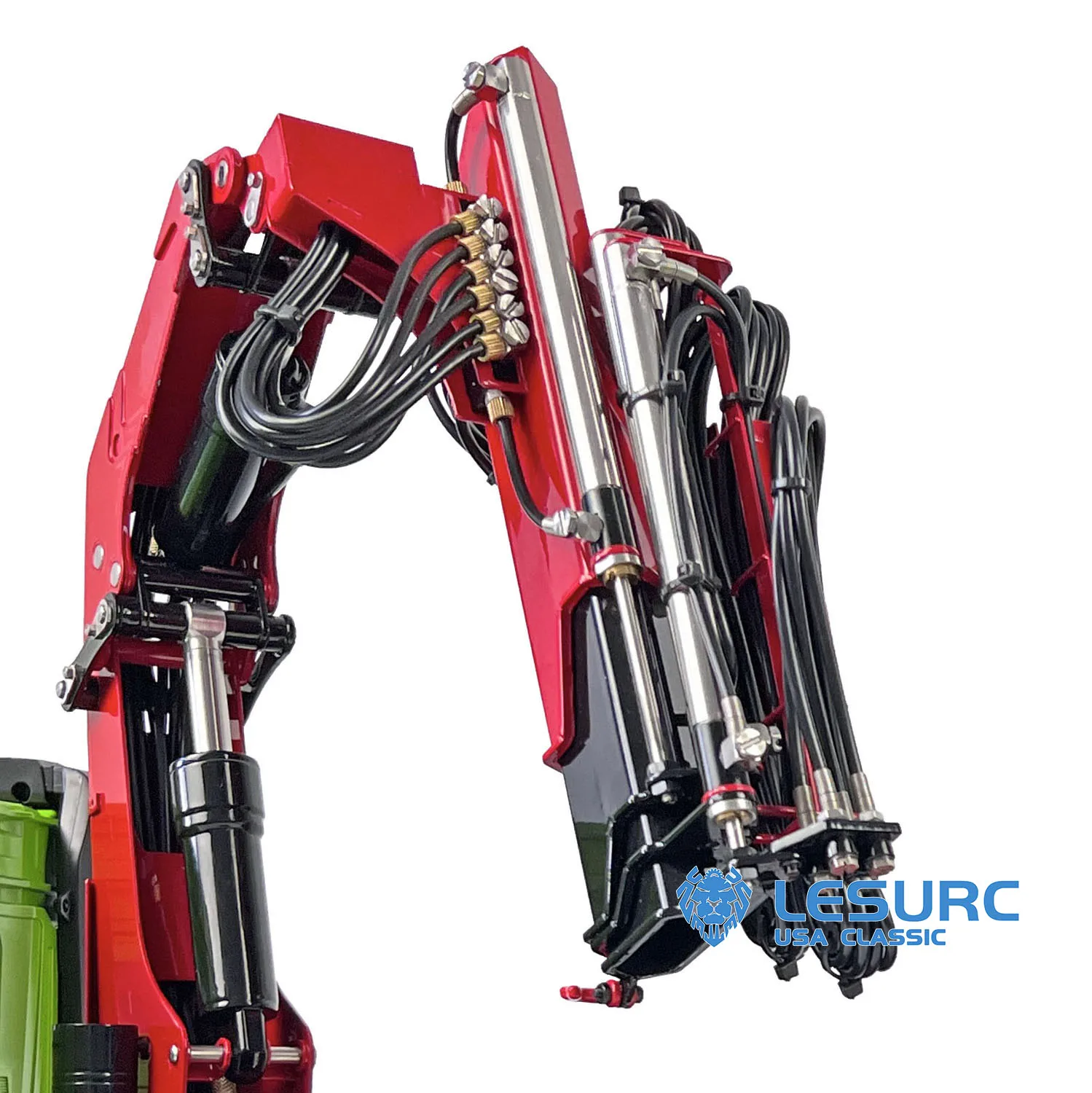 LESU 1/14 RC grúa hidráulica camión volquete 8X8 RTR coche volquete eléctrico luz sonido Radio Control vehículo volquete modelo juguetes al aire libre