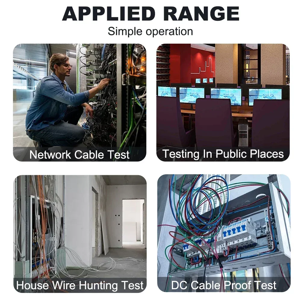 핫 ZHOUCE NF-811 네트워크 케이블 테스터 RJ11 RJ45 전화선 추적기 토너 이더넷 케이블 감지기 라인 연속성 테스트 도구