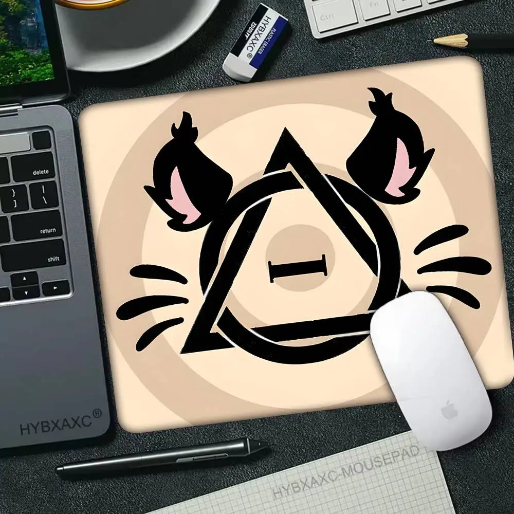 

Creative Therian Symbol Cartoon Mousepad Small LockEdge Mouse Pad For Gamers Computer Desk Pad Rectangular Anti-slip Rubber