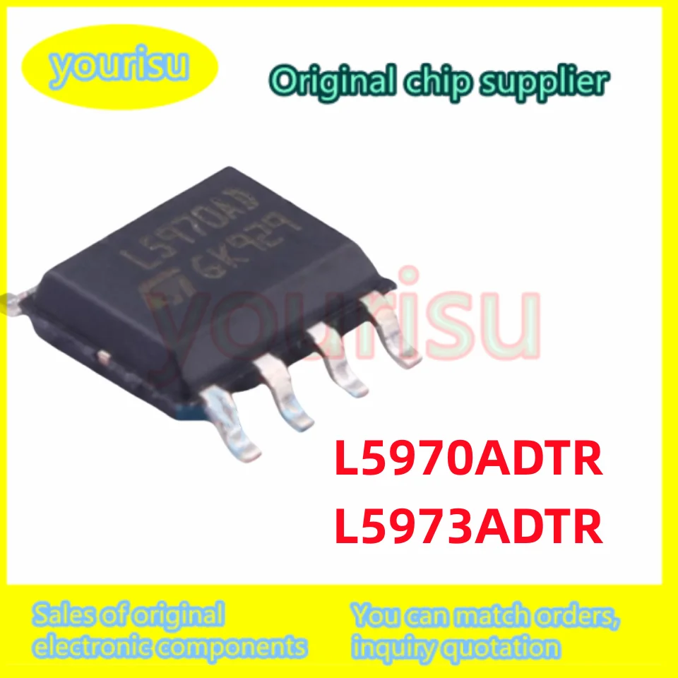 1Pcs/Lot Original genuine patch L5973 L5973AD L5973ADTR SOP-8 L5970 L5970AD L5970ADTR Buck Regulator Power IC