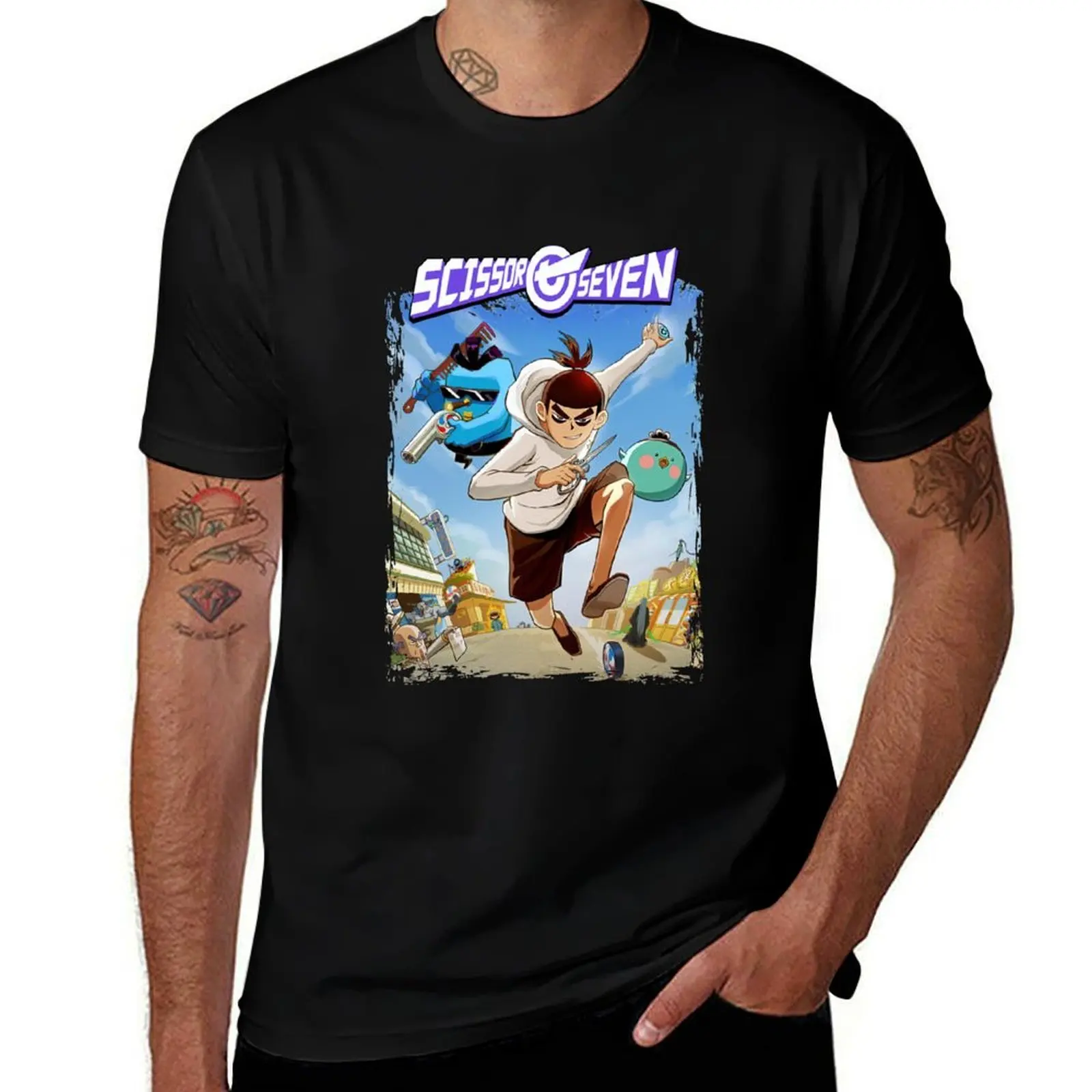

Music Vintage Retro Scissor Seven Gifts For Everyone T-Shirt customizeds essential t shirt mens clothes