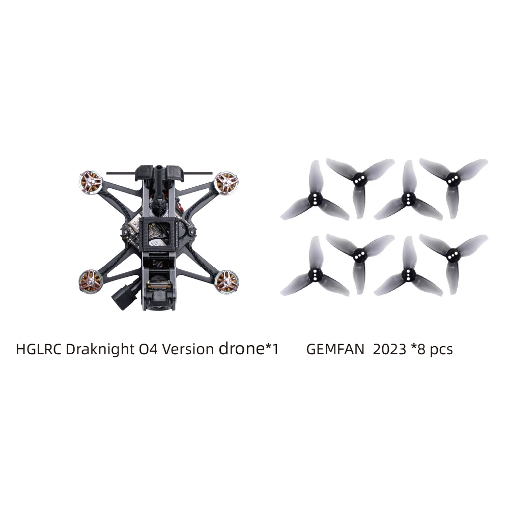 HGLRC Draknight O4 - 2inch Toothpick Quadcopter FPV Drone