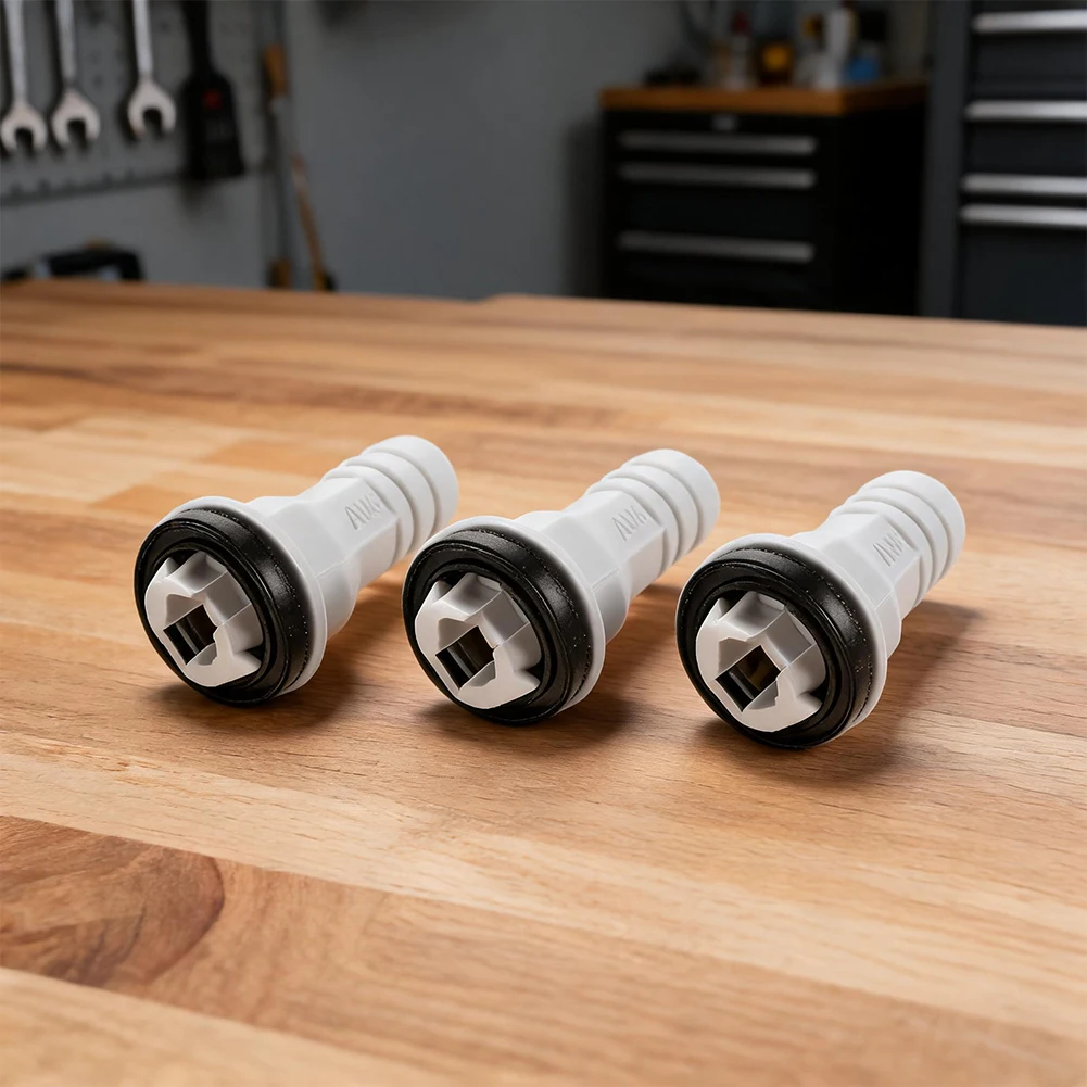 Drain Connector for Midea Air Conditioner Outdoor Unit For 15MM Drain Outlet Straight Head Type 7 Piece Aircon Accessory