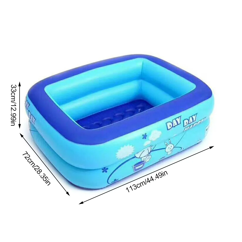 PVC Children's Inflatable Swimming Pool PVC Soft Thick Summer Bathing For Adults Children Pool Accessories Water Bathtub Big