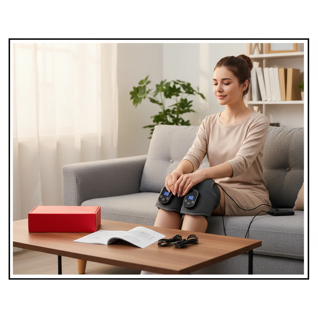 

2PCS/SET Electric Heat And Vibration Ankle Massager Infrared Hot Compress Therapy Ankle Massage Heated Wrap Support Brace Foot