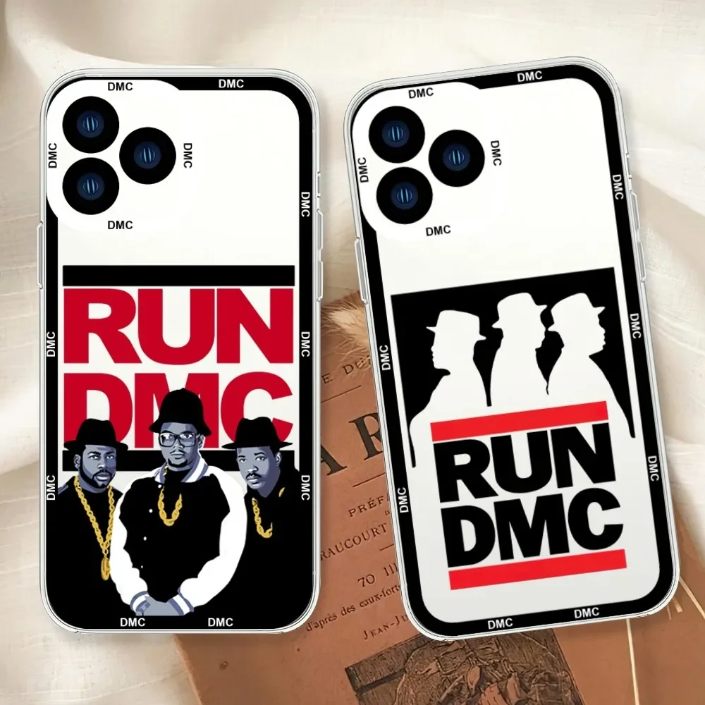 Rock Band Run DMC Phone Case For iphone 11 12 13 14 Mini Pro Max Transparent Shell