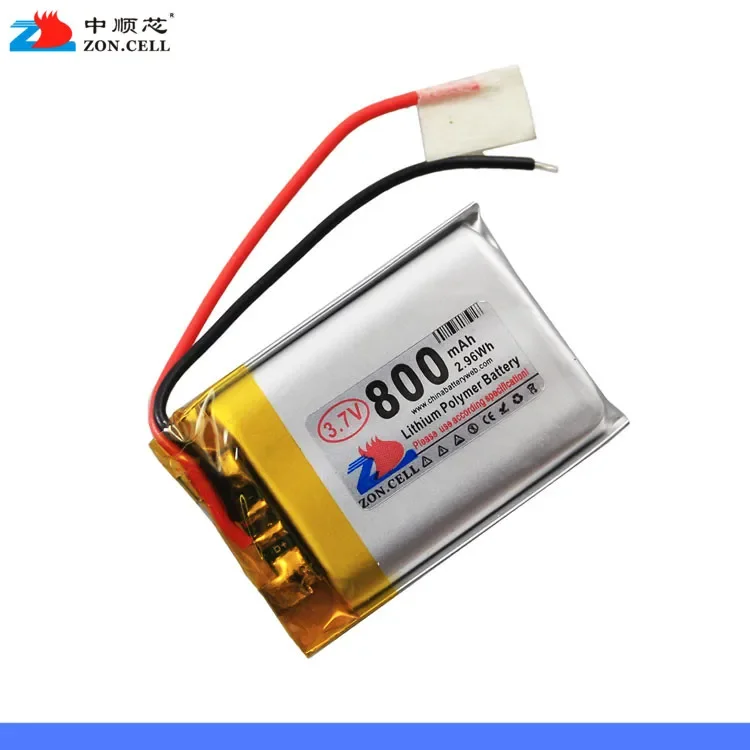 NewIn 800mAh 602535 652535 3.7V Lithium Polymer Battery, Bluetooth Wireless Speaker Learning Machine Rechargeable Li-ion CellA G