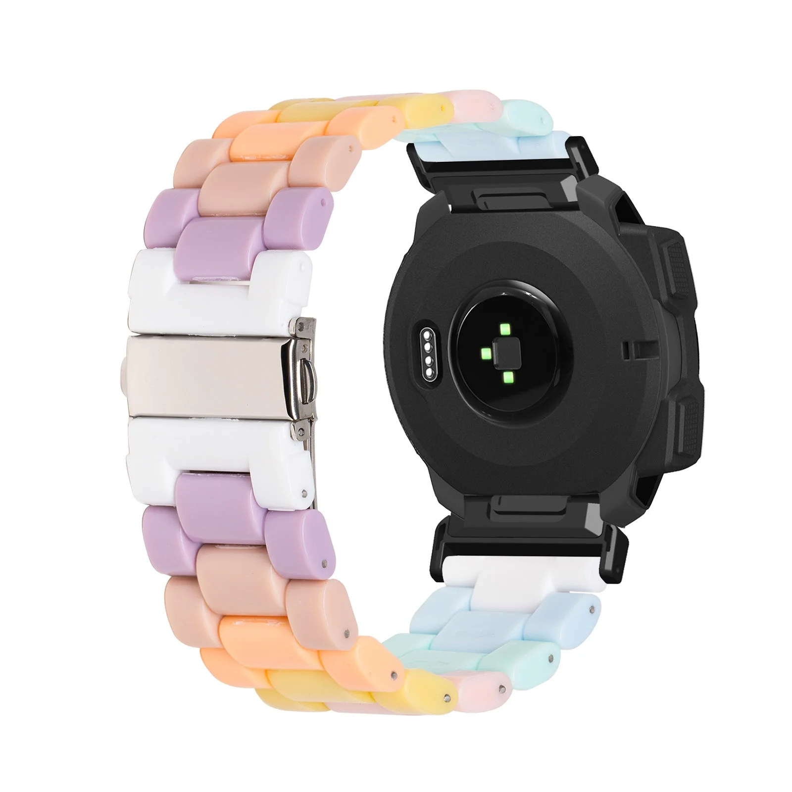 

Акриловый ремешок для Garmin Instinct Esports/Solar/Tide/Tactical Band, регулируемый цветной ремешок