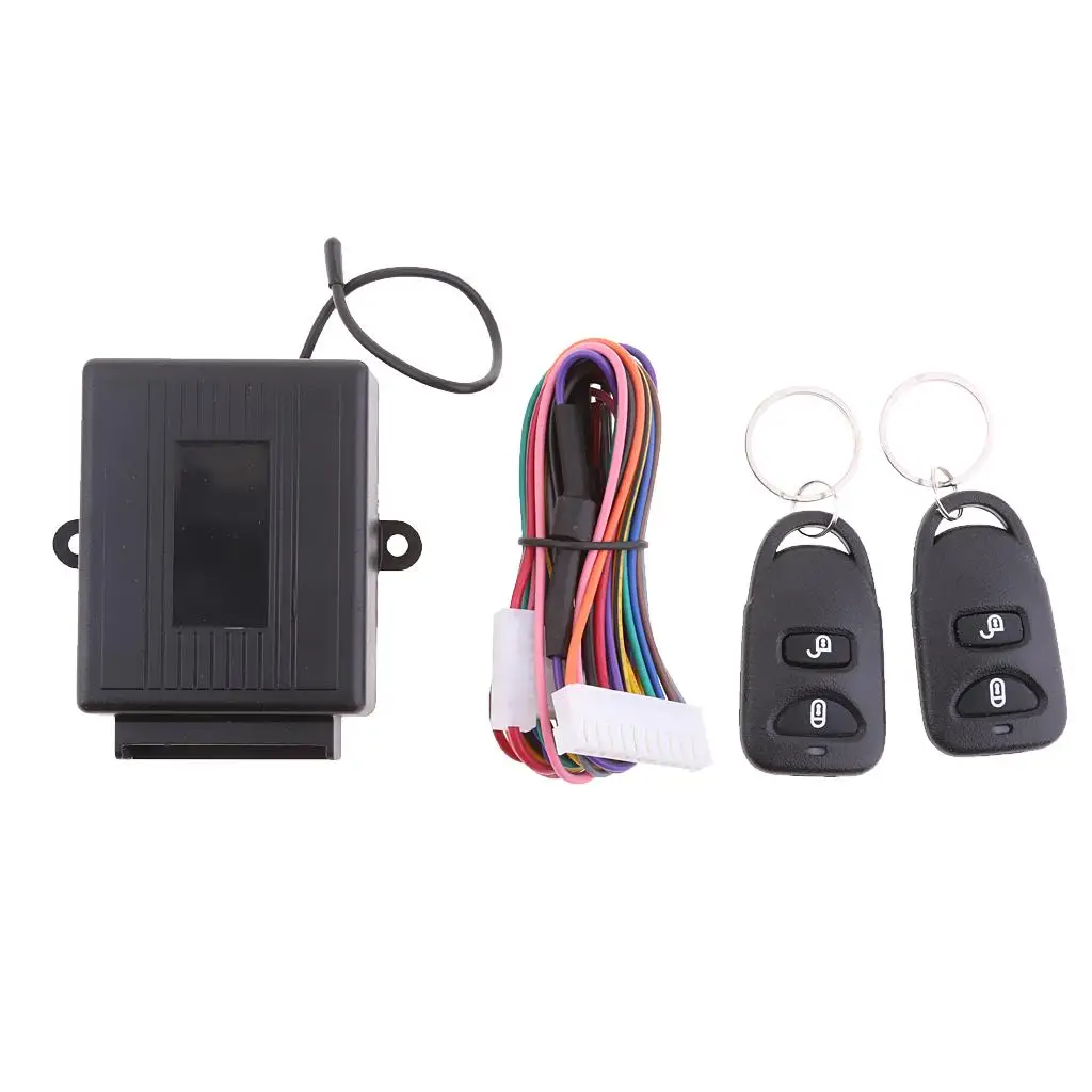 

4PCS Car Central Locking System 2Button Keyless Entry Remote Control