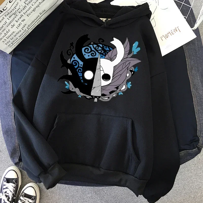 Cartoon Hollow Knight Anime Print Herbst Herren Hoodie Outdoor lässig und modisch locker langärmelig Hoodie