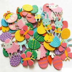 30PCS New Easter holiday  foam stickers Bunny egg Chicken crafts Scrapbooking kit Home decoration Arts Activity items.