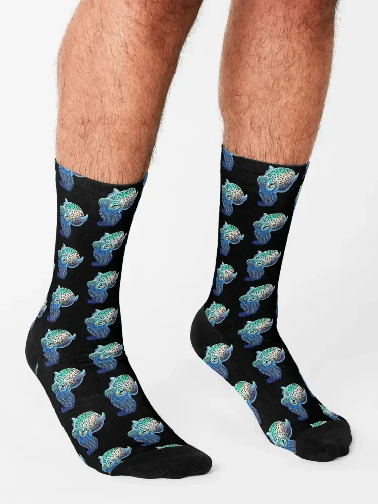 Hawaiian Bobtail Squid Socken Golf Sportstrümpfe Geschenk Hiphop Mädchensocken Herren