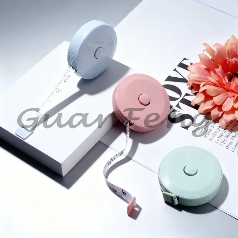 Macaron Color Mini Soft Tape Measure, Automatic Retractable Portable Measuring Tape for Body & Sewing Craft