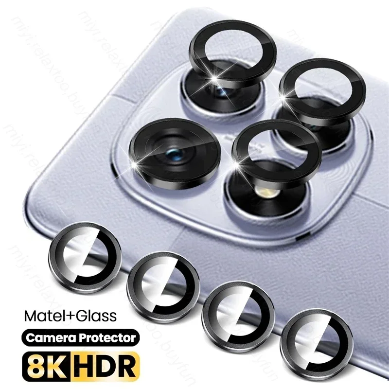 Redmi 注 14 プロ 5 グラムケースアルミ合金カメラプロテクター Redmi 注 14 注 14Pro ない 14 14Pro 4 グラム 5 グラム金属リングレンズガラス