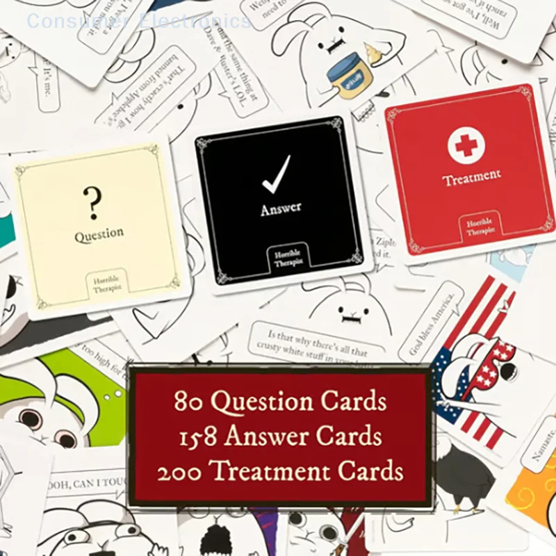 Awful Psychotherapist: Supremely Horrible Edition - A Comic Creating Card Game For Fun-Filled Family Night Kitten Therapist Card