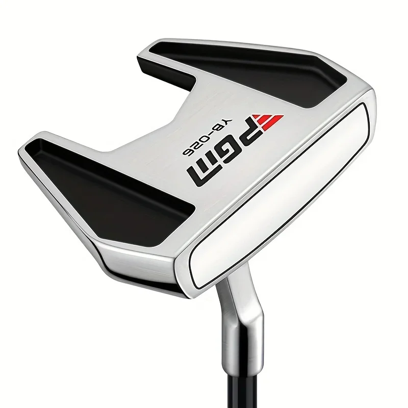 PGM Professional Golf Putter - Stainless Steel, Low Center of Gravity for Enhanced Stability, Right-Handed, Silvery Black