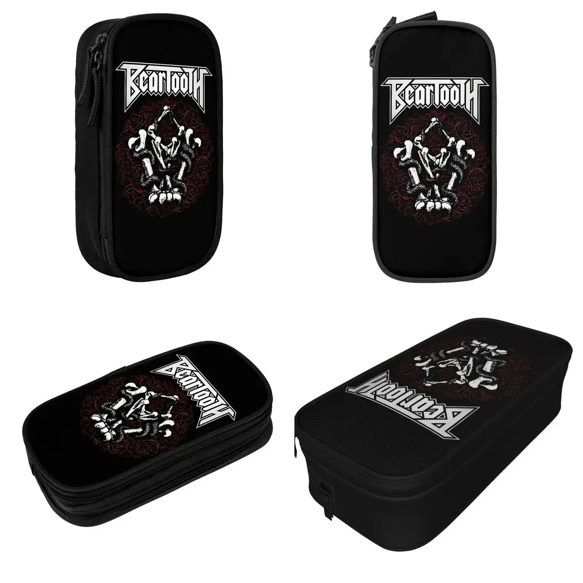 BEARTOOTH Death Metal Rock BAND Pencil Case Double Layer Large-capacity For School Pen Case Suprise Gift