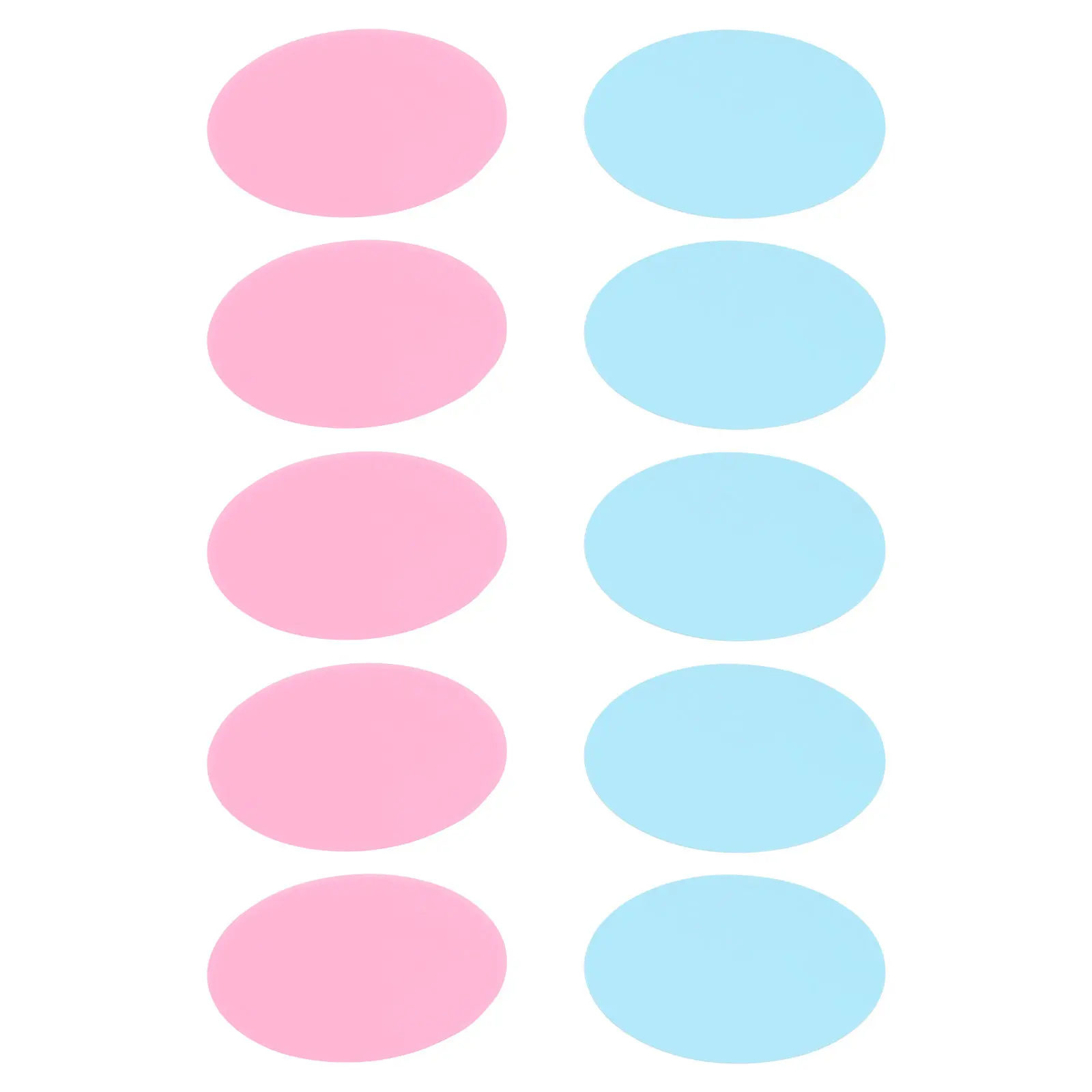 

10Pcs Silicone Nail Art Palettes Manicure Mixing Plates Palettes Sturdy Sanitary Nail Coloring Tool Set