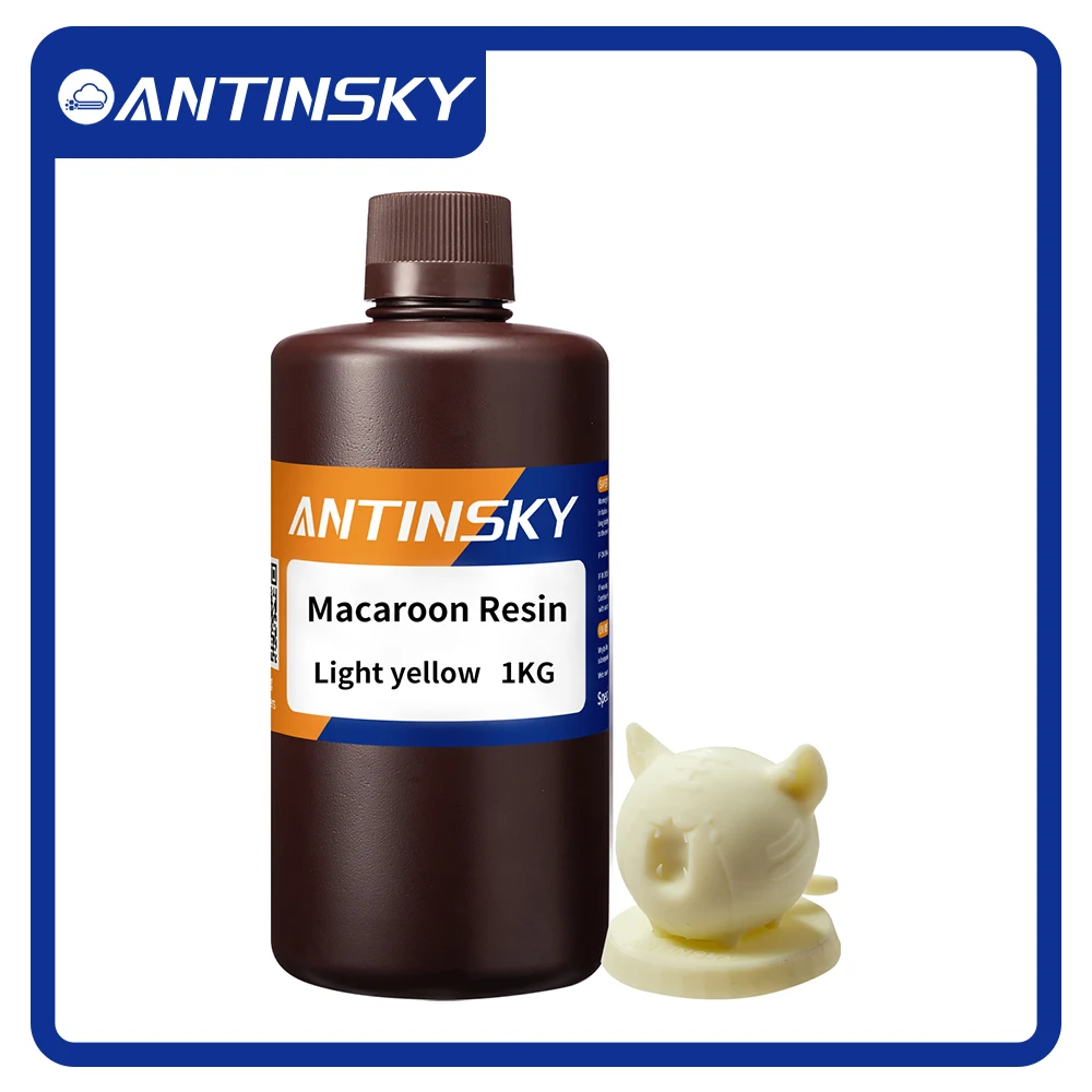 

Antinsky Macaroon fluidity 3D Printer Resin 405nmmatte texture low viscosity suitable Apply For Elegoo/Anycubic3D Resins