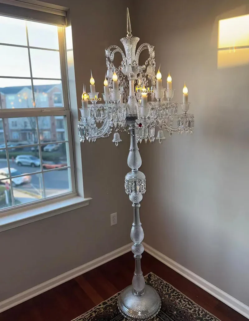 Modern Floor Light Crystal Floor Lamp Nordic Standing Lamps Living Room Luminaria Tripot Lamps deco Stand light table lamp