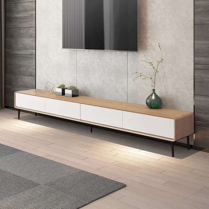 Nordic Wooden Tv Stand Cabinet Storage Comfortable Minimalist Tv Stand Modern Living Room Magalu Loja Oficial Nordic Furniture