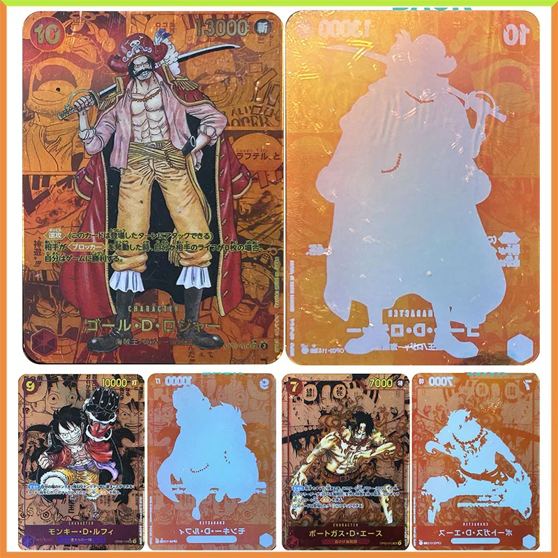 Anime ONE PIECE DIY ACG Luffy Ace Roger Akrylowa gra stołowa do walki Kolekcjonerskie zabawki karciane dla chłopców Prezent urodzinowy na Boże Narodzenie