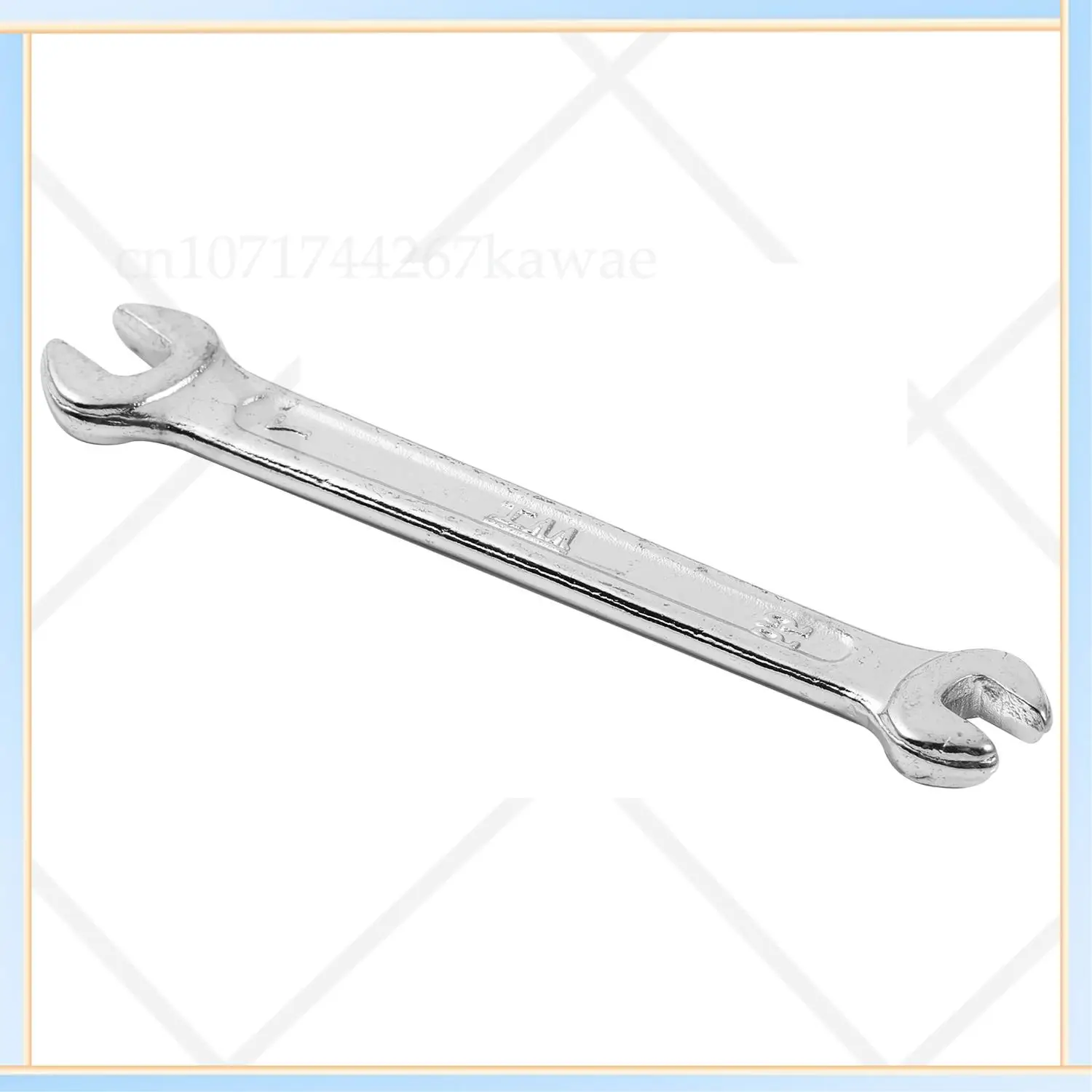 -A16I فضي اللون 5.5 مم × 7 مم على شكل حرف U أداة مفتاح ربط مزدوجة مفتوحة الأطراف