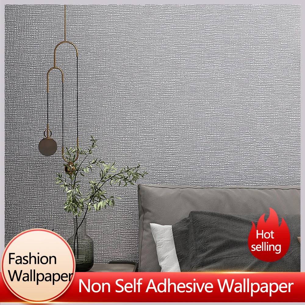 Home Decoration Wallpaper with Imitation Cement Texture Simple Thickened Wallpaper Hotel Restaurant Decoration Wall Paper