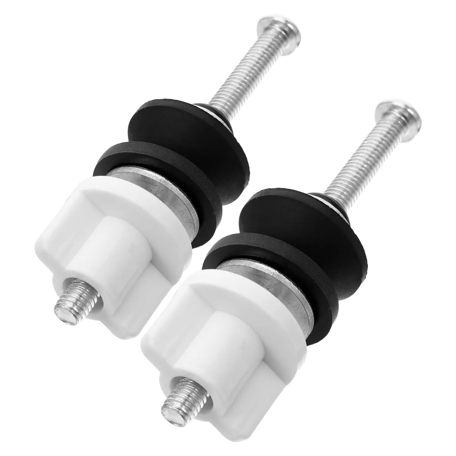 

Комплект из 2 шт. креплений для сиденья унитаза: универсальные винты и болты из нержавеющей стали для надежного крепления крышки, для установки на унитаз