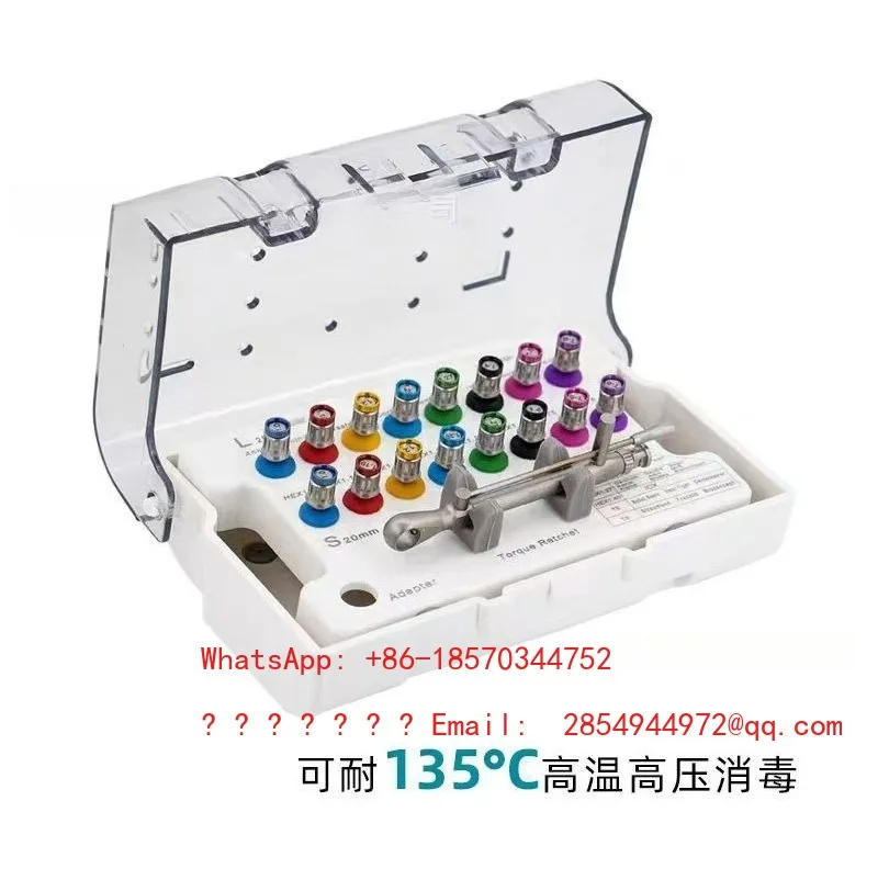 Universal Restoration Toolbox for Dentistry, Oral Medicine, General Torque Wrench, Screwdriver, Dental