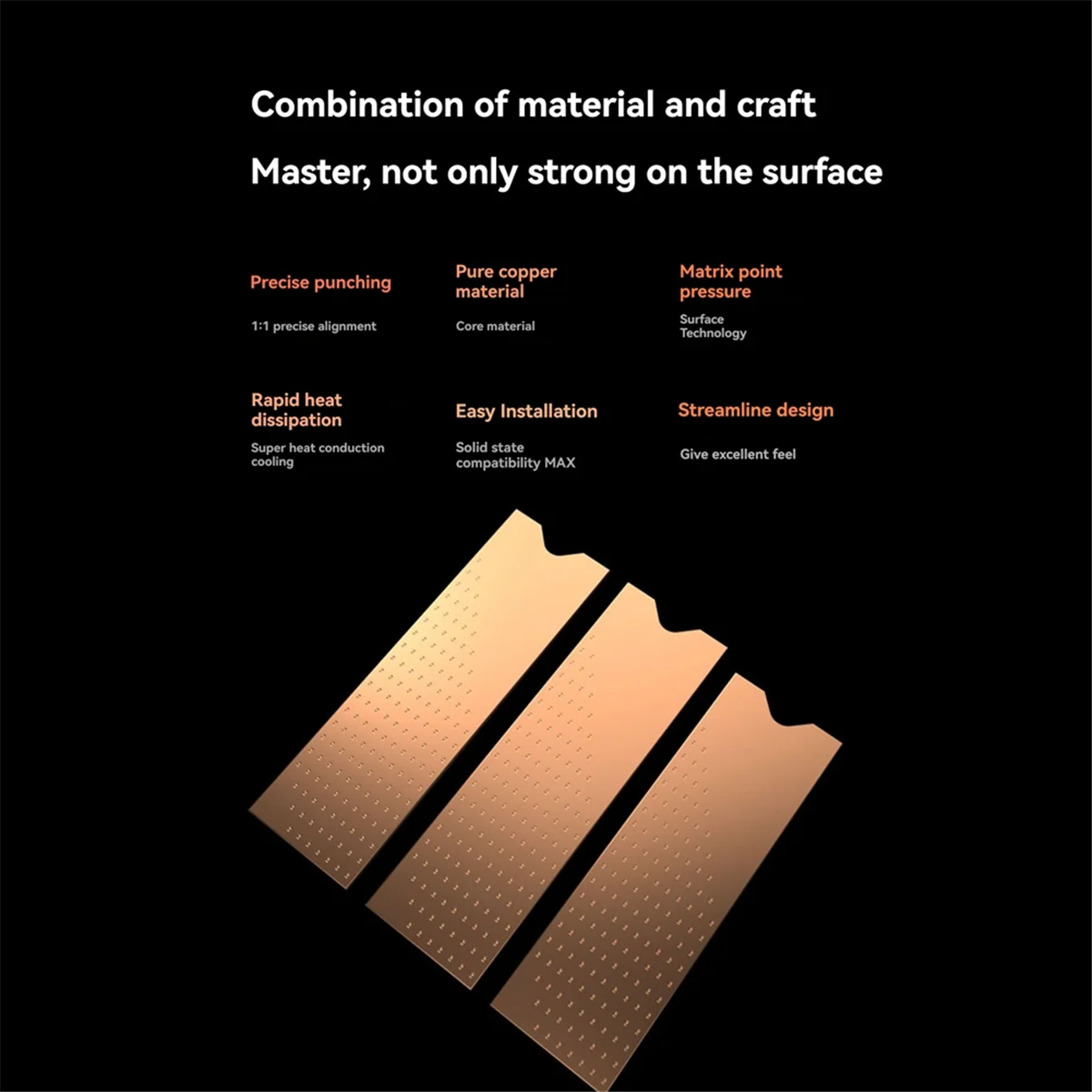 FZFZ SSD медный радиатор кулер жесткий диск охлаждающая наклейка термоподставка для настольного ноутбука