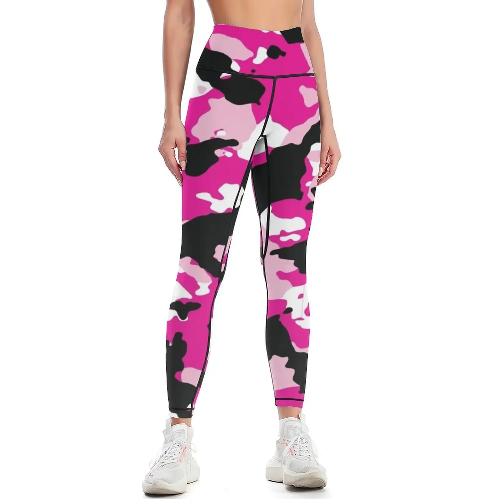 

Pink Camo Leggings Women sports for fitness sports shirts gym Women's tights Womens Leggings