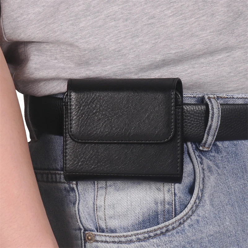 

For Huawei Pura X Leather Card Holder Phone Pouch Case For Huawei nova Flip Magnetic Waist Bag For HUAWEI P50 P60 Pocket S 2 Art