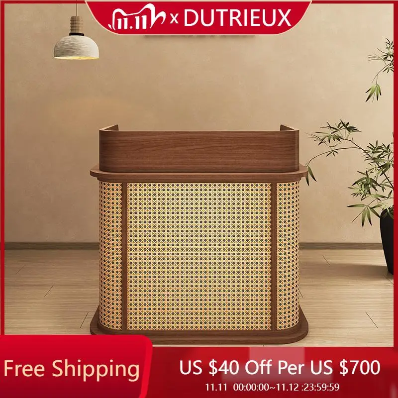 

Wood Design Reception Desks Front Desk L Shaped Elegant High Quality Reception Desks Work Desk Counter Bureau Office Furniture