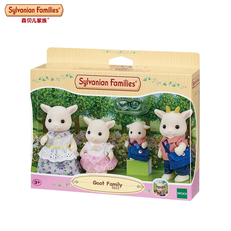 sylvanian-families-genuine-pretend-play-goat-family-adorably-realistic-flocked-toy-doll-figurine-birthday-gift-for-girl