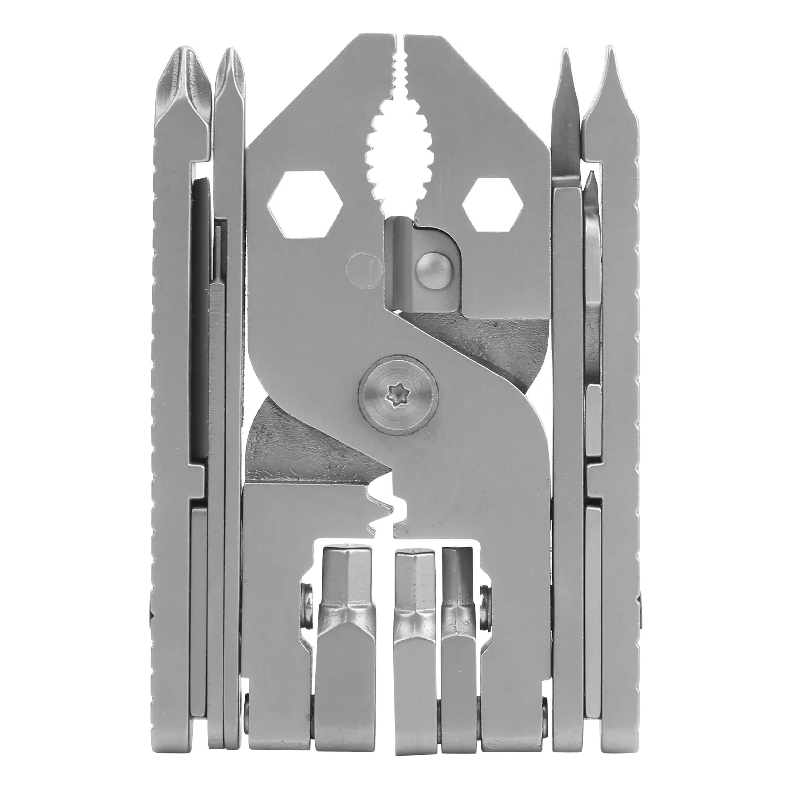 

Outdoor 25in1 MultiFunctional Pliers Kit Stainless Steel Multitool with Knife Wrench