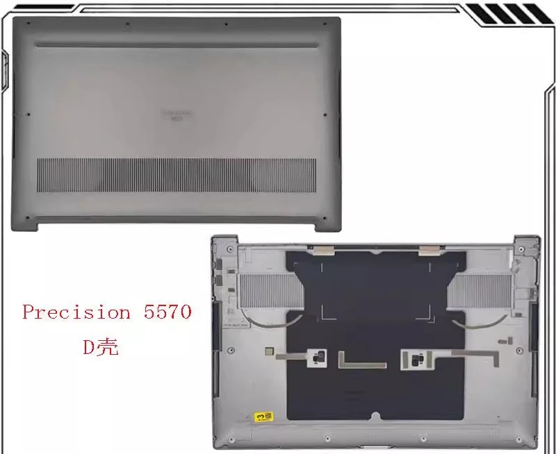 

Для Dell Dell Precision 5570 M5570 0G14CP D корпус, нижний корпус, серый