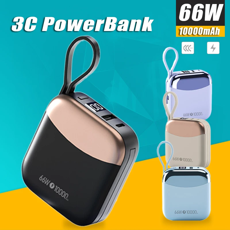 باور بانك CCC 65 وات 10000 مللي أمبير في الساعة شاحن محمول سريع الشحن لهاتف Xiaomi iPhone Pro Max Samsung Galaxy Battery 3C Powerbank
