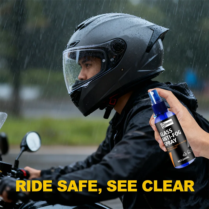 NEW! Motorcycle Multi functional anti fog polishing agent - motorcycle helmet anti fog, suitable for car glass, helmets, glasses image 4
