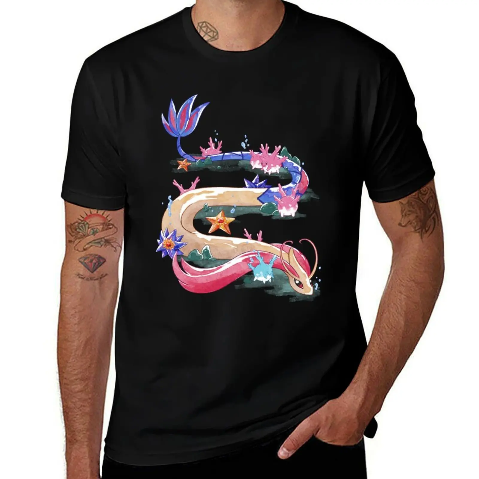 Mílótic Summertime Under the Sea T-Shirt Plus Size Non-Shrink T-Shirt