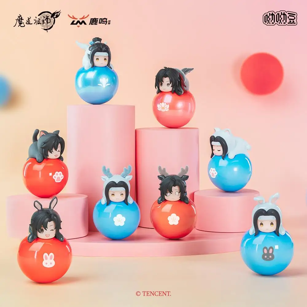 Официальное аниме Mo Dao Zu Shi MDZS Cute Papa Tumbler Series Lan Wang Ji Wei Wu Xian Косплей Mystery Box Коллекция Подарок для фанатов