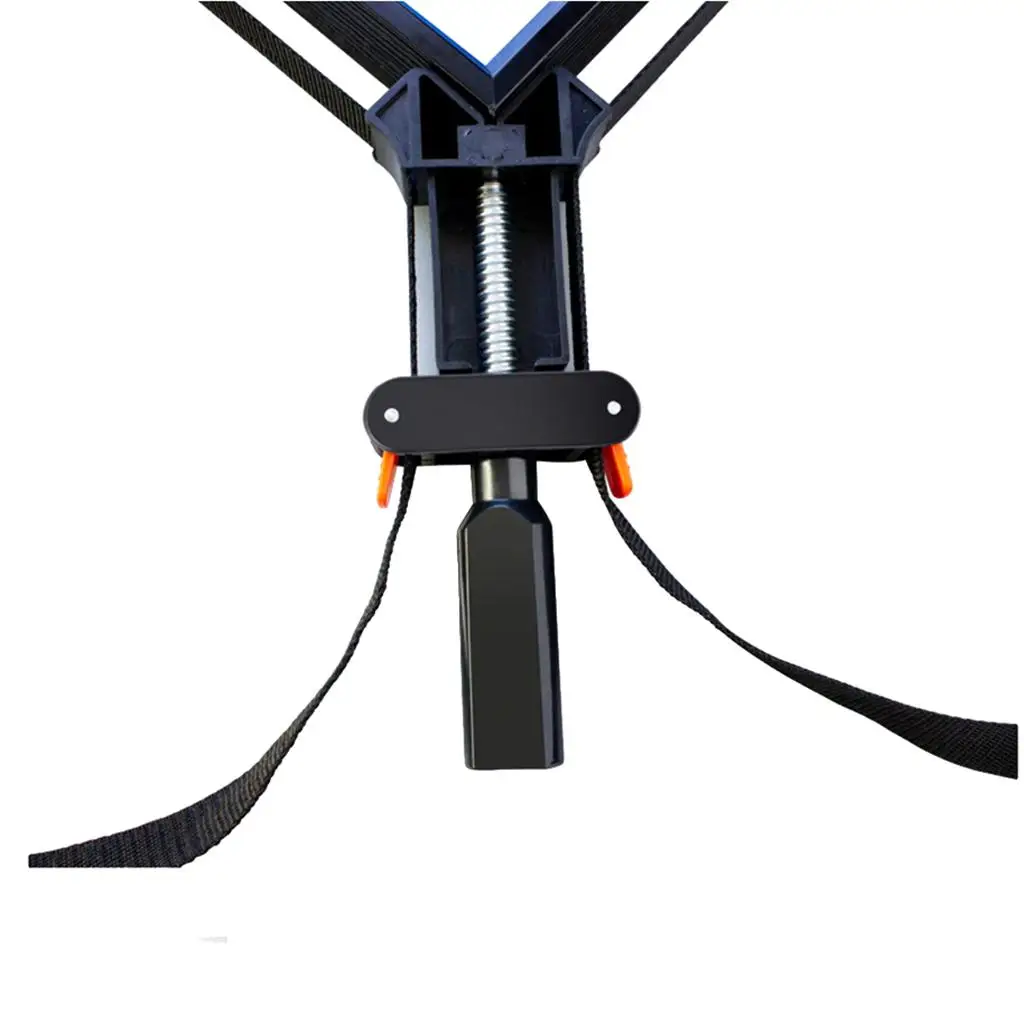 Nylon Band Strap Clamp with Ratchet Adjustment Corner Clamp Frame Vise for Woodworking and Photo Frame Installation