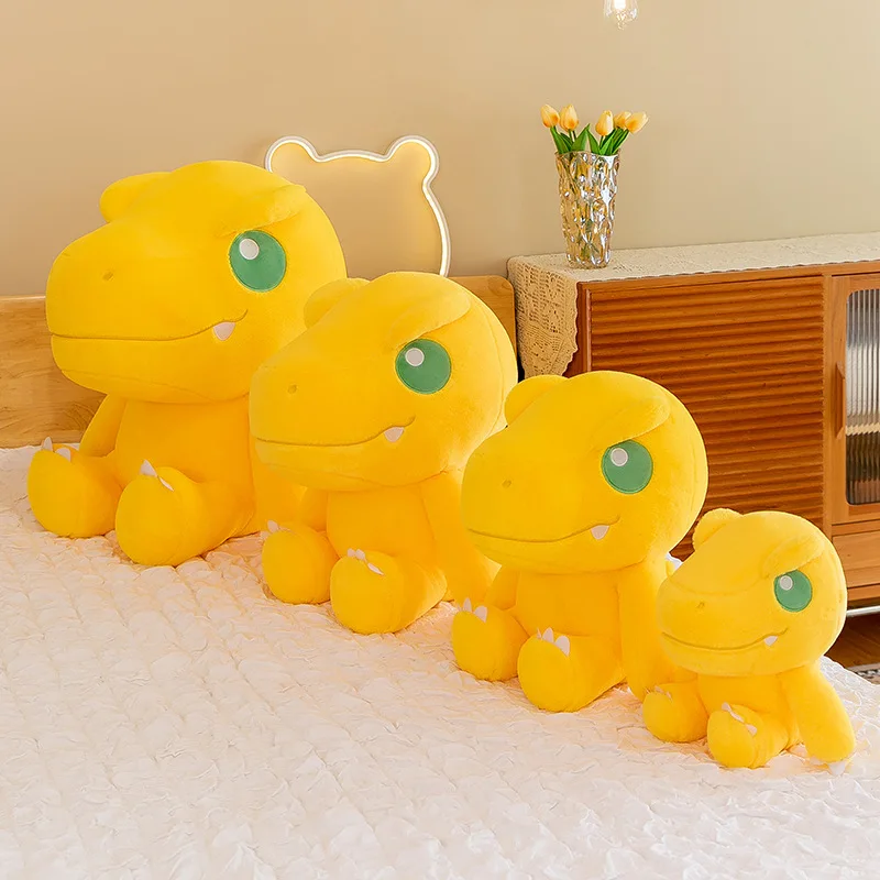 30-55CM Anime Digimon Adventure Agumon Plush Dolls Yellow Dinosaur Figures Stuffed Animals Stuffed Toys Children Birthday Gift