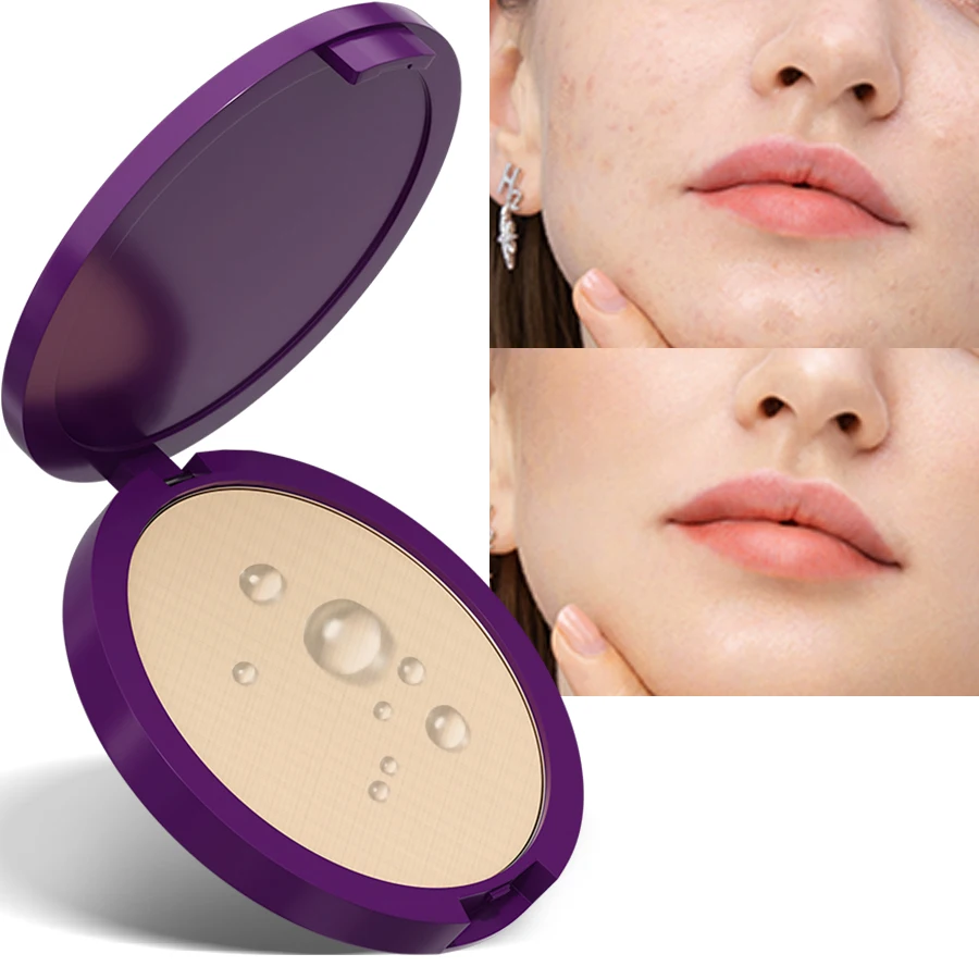 5 cores fosco cobertura natural completa pressionado pó controle de óleo acabamento sem peso fundação maquiagem corretivo cosméticos