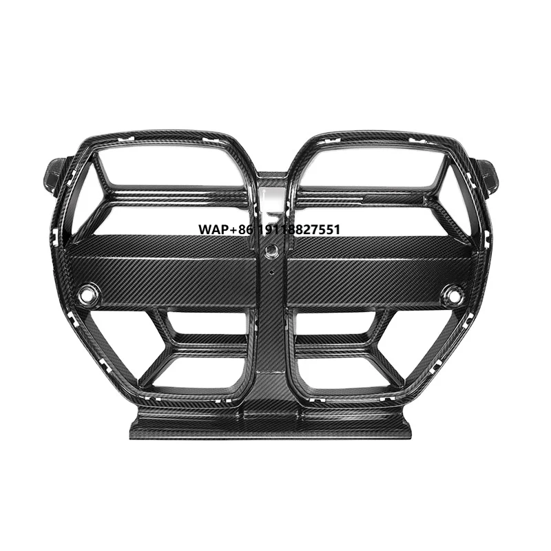 Dry Carbon CSL Style Front Bumper Kidney Center Mesh Grill Grille for  M3 G80 M4 G82 G83 Competition 2020
