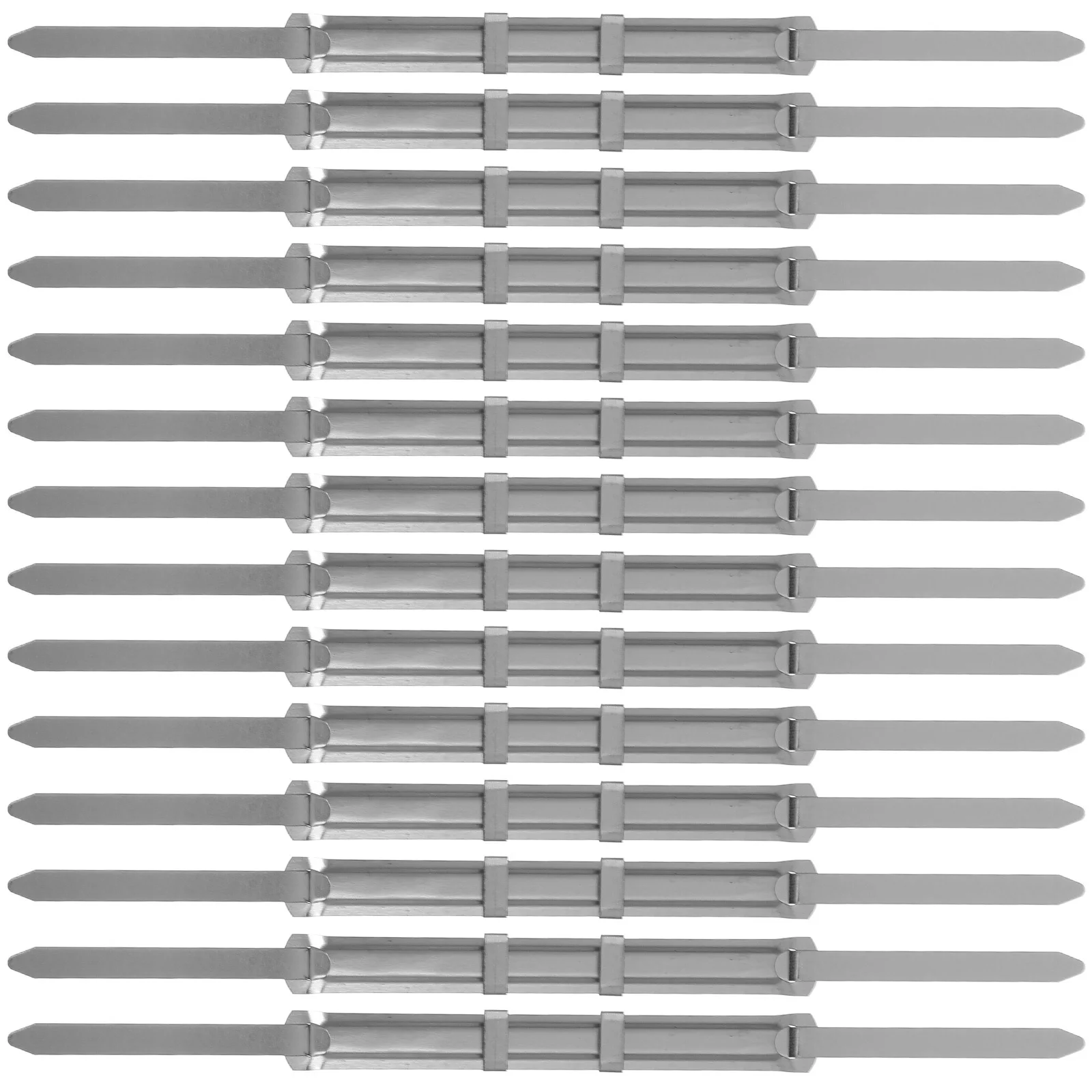 50 قطعة من مشابك العمود الفقري المعدنية القوية للمكتب والمدرسة منظم المستندات تصميم أنيق ملحقات مجلد الملفات #2