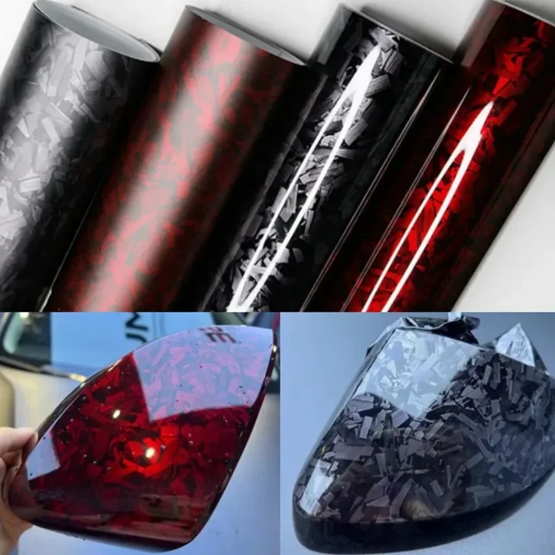 152cm Colorful Car Sticker Carbon Fiber Vinyl Wrap Super Glossy Film Waterproof Film for Car Wraps Computer Phone Motorcycle